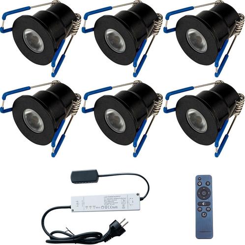LED Veranda Spot Complete Set - Velvalux - 6 Stuks - 3W -, Huis en Inrichting, Lampen | Spots, Plafondspot of Wandspot, Nieuw