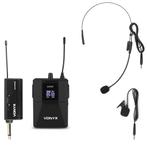 Vonyx WM55B draadloze headset microfoon met bodypack - 10 ka, Muziek en Instrumenten, Microfoons, Nieuw, Verzenden