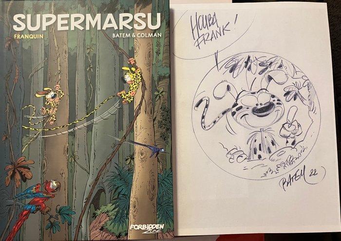 Marsupilami T33 - Supermarsu + ex-libris + dédicace - C - 1, Boeken, Stripboeken