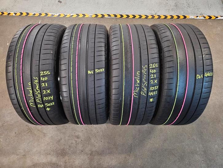 255/40/21 265/40/21* MICHELIN ZOMERBANDEN 6,8/6,3MM PROFIEL, Auto-onderdelen, Banden en Velgen, 21 inch, Erkend duurzaam, Zomerbanden