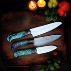 Forged with 1095/15n20 Old Twisted Steel & Old White Steel -