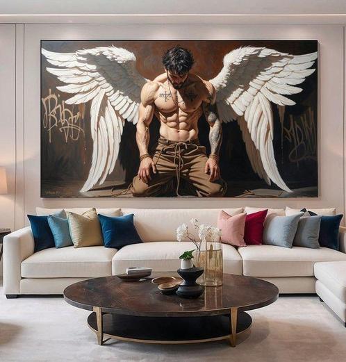 LuisonArt - Caduta Divina - AI - XXL, Antiek en Kunst, Kunst | Schilderijen | Modern
