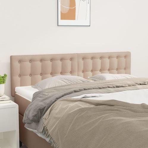 vidaXL Hoofdborden 2 st 72x5x78/88 cm kunstleer, Huis en Inrichting, Slaapkamer | Bedden, Bruin, Nieuw, Overige materialen, Verzenden