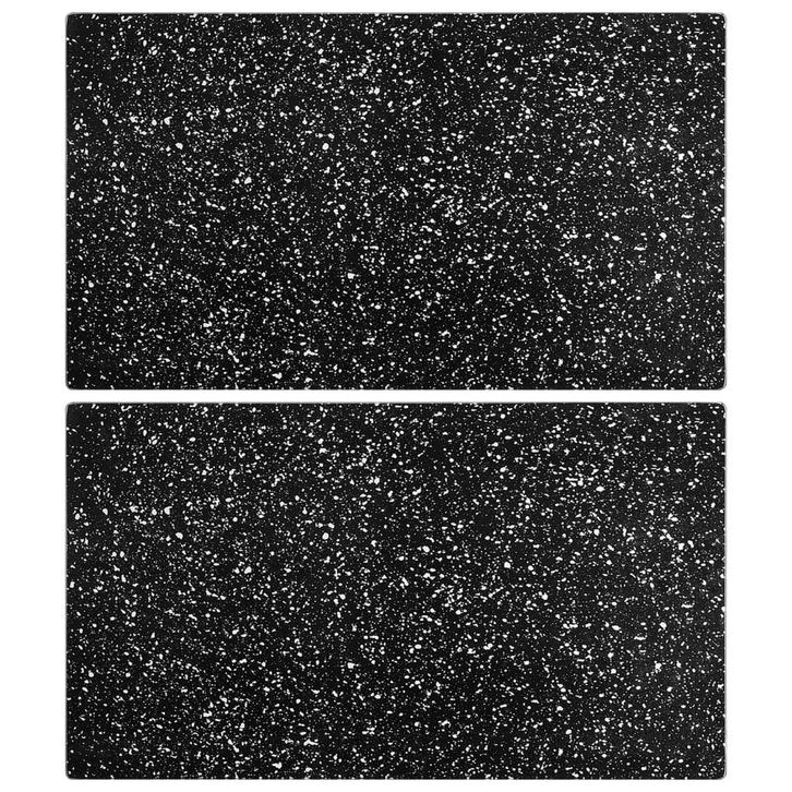 vidaXL Snijplanken 2 st met granietpatroon gehard glas, Huis en Inrichting, Keuken | Keukenbenodigdheden, Nieuw, Verzenden