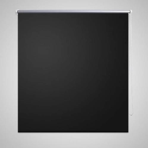 vidaXL Rolgordijn verduisterend 120 x 230 cm zwart, Huis en Inrichting, Stoffering | Gordijnen en Lamellen, Zwart, Nieuw, Verzenden