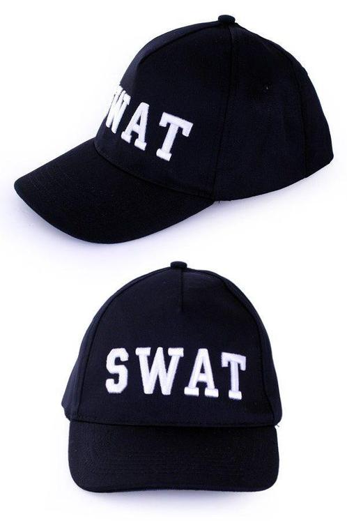 Pet SWAT zwart, Hobby en Vrije tijd, Feestartikelen, Feestartikel, Nieuw, Verzenden