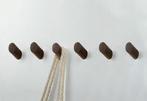 Set van 6 houten kledinghaken (kapstok), noten, Doe-het-zelf en Verbouw, Ophalen of Verzenden, Nieuw