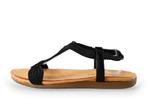 EBL8790 Sandalen in maat 41 Zwart | 10% extra korting, Verzenden, Zwart, Sandalen of Muiltjes, Zo goed als nieuw