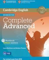 Complete advanced workbook without answers 9781107631489, Boeken, Schoolboeken, Zo goed als nieuw, Verzenden