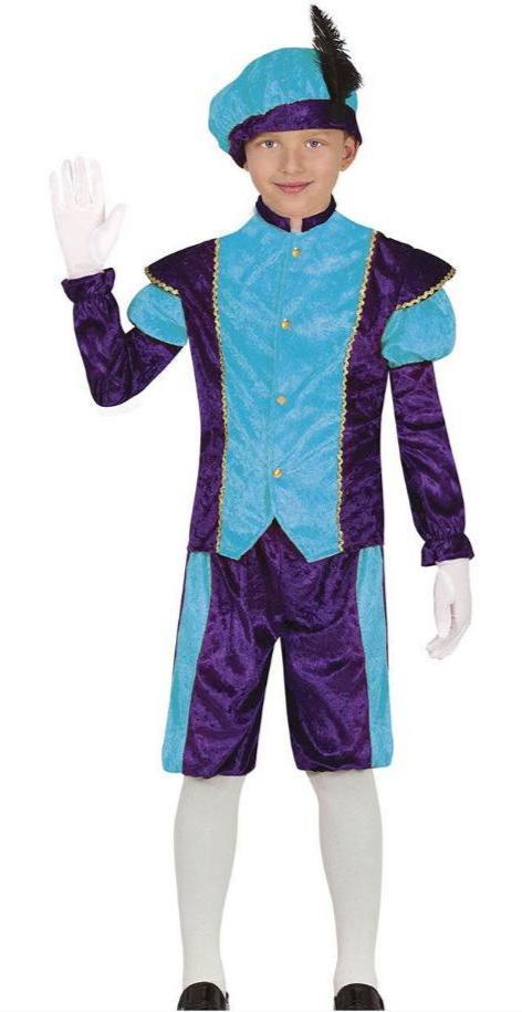 Pietenpakje Barca Turquoise Paars - 10-12 jaar, Diversen, Sinterklaas, Verzenden