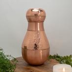 Puur koperen karaf sequence met bolle dop ± 950 ml, Nieuw