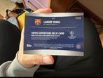 2024/25 Topps UEFA CC Lamine Yamal #SR-LY Superstars Relic, Verzamelen, Stickers, Nieuw
