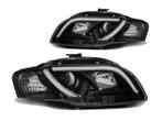 LED Tube DRL koplampen Black geschikt voor Audi A4 B7, Nieuw, Verzenden, Audi