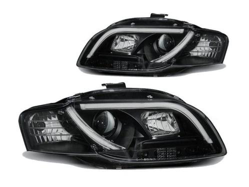 LED Tube DRL koplampen Black geschikt voor Audi A4 B7, Auto-onderdelen, Verlichting, Nieuw, Audi, Verzenden