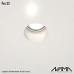 FOS23 Trimless Verdiepte Inbouwspot Rond - Gips - GU10 Ø5.., Ophalen of Verzenden, Nieuw