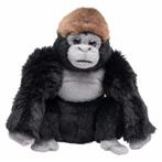 Pluche knuffel gorilla aap 18 cm - Knuffel apen