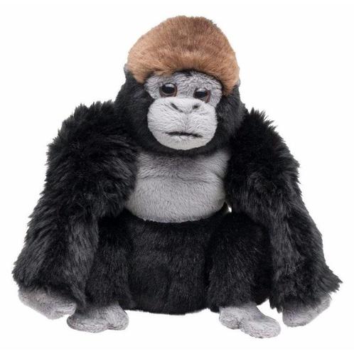 Pluche knuffel gorilla aap 18 cm - Knuffel apen, Kinderen en Baby's, Speelgoed | Knuffels en Pluche, Ophalen of Verzenden