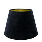 lampenkap fluweel zwart dia 30cm, Verzenden, Nieuw