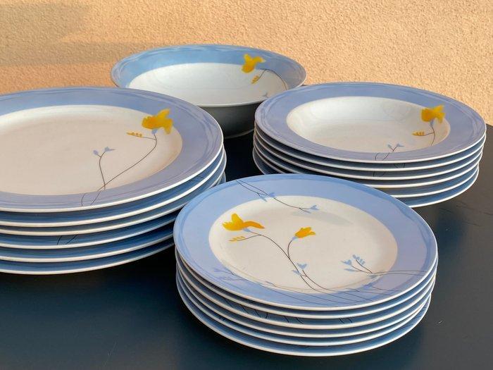 Tognana - Eetservies voor 6 (19) - Porselein - Bloemen, Antiek en Kunst, Antiek | Meubels | Tafels