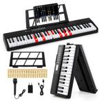 LIVSK Vouwbaar 61 - toetsen Digitale Piano Keyboard - Dual L, Muziek en Instrumenten, Verzenden, Nieuw