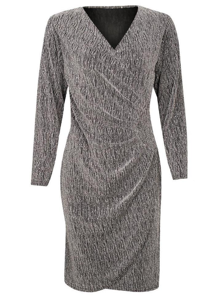 Jurk Glitter Zilver, Kleding | Dames, Jurken, Verzenden