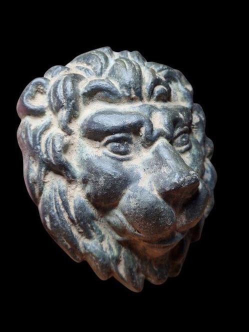 Renaissance Brons Extreem Rare Heavy Lion Head - 16.5 cm, Antiek en Kunst, Antiek | Overige Antiek