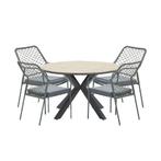 Garden Impressions Ross tuinset 5-delig mosgroen - Tulli, Tuin en Terras, Tuinsets en Loungesets, Verzenden, Nieuw
