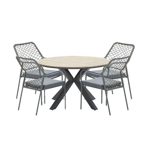 Garden Impressions Ross tuinset 5-delig mosgroen - Tulli, Tuin en Terras, Tuinsets en Loungesets, Verzenden