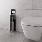 Inbouw Toiletborstelhouder BWS Alfie Met Rolhouder, Doe-het-zelf en Verbouw, Sanitair, Ophalen of Verzenden, Nieuw, Bad