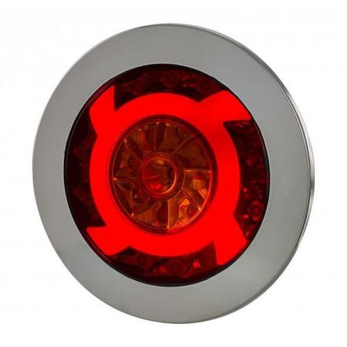Horpol LED Achterlicht Chroom Lucy 122mm LZD 2423, Auto-onderdelen, Verlichting, Nieuw, Ophalen of Verzenden