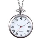 Fako® - Kettinghorloge - Classic - Ø 42mm - Zilverkleurig, Sieraden, Tassen en Uiterlijk, Horloges | Heren, Verzenden, Nieuw