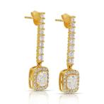 Oorbellen - 18 karaat Geel goud - 3.11ct. tw. Diamant, Sieraden, Tassen en Uiterlijk, Oorbellen, Nieuw