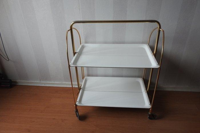 Serveerwagen - Messing, Antiek en Kunst, Kunst | Designobjecten