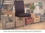 Leren eetkamerstoel Real - Toledo Merlin (donkerpaars) -, Huis en Inrichting, Stoelen, Overige kleuren, Nieuw, Ophalen of Verzenden