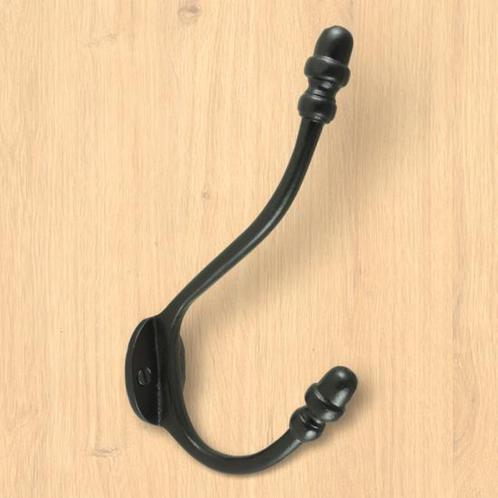 Kapstokhaak Zwart Acorn XL, Huis en Inrichting, Woonaccessoires | Kapstokken, Wandhaken, Nieuw, Metaal, Verzenden