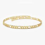 Schakelarmband - 14 karaat Geel goud - Figaro kettingarmband, Sieraden, Tassen en Uiterlijk, Antieke sieraden