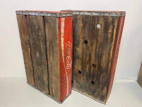 Krat (2) - Coca-Cola Kratjes 1970-1980 - Hout, Antiek en Kunst, Antiek | Wandborden en Tegels