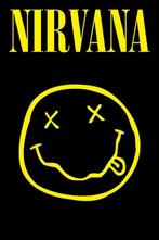 Poster Nirvana Smiley 61x91,5cm, Verzamelen, Posters, Verzenden, Nieuw, A1 t/m A3