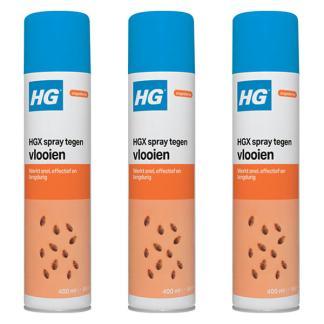 Vlooienspray | HG X | 400 ml | 3 stuks, Dieren en Toebehoren, Overige Dieren-accessoires, Nieuw, Verzenden