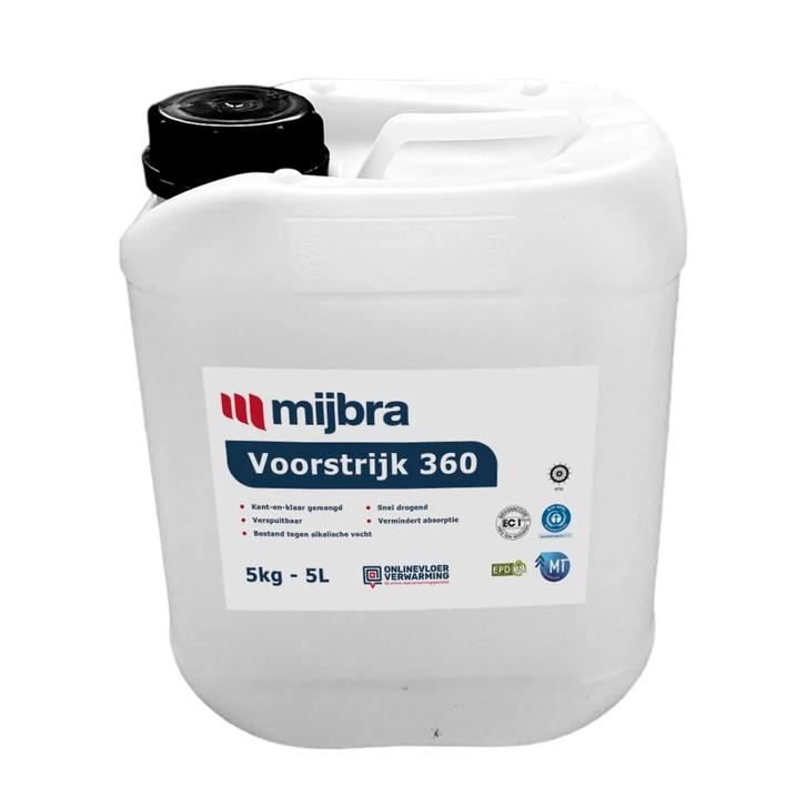 Mijbra voorstrijk 360 5kg | Voorstrijkmiddel | Primer, Doe-het-zelf en Verbouw, Verwarming en Radiatoren, Nieuw, Verzenden