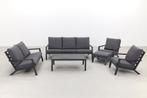 VDG Atlanta loungeset 5-delig - stoelen banken en tafel, Nieuw, Overige materialen, Loungeset, Verzenden
