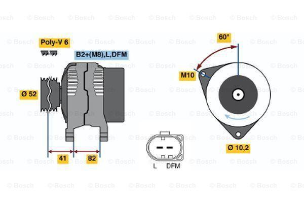 Dynamo / Alternator PORSCHE BOXSTER (S 3.2,S 3,2,2.5,2.7), Auto-onderdelen, Motor en Toebehoren, Nieuw, Ophalen of Verzenden