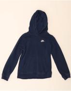 NIKE Boys Standard Fit Hoodie Jumper 12-13 Years Large  Navy, Verzenden, Nieuw