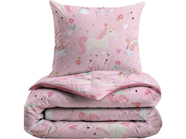 Veiling - Kiddybed Rainbow Unicorn 140x200 Dekbed, Huis en Inrichting, Slaapkamer | Beddengoed
