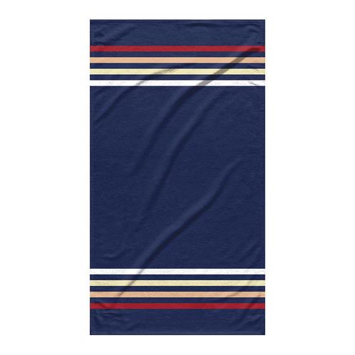 Strandlaken Maritime Stripes 100x180 cm, Huis en Inrichting, Badkamer | Badtextiel en Accessoires, Blauw, Nieuw, Verzenden