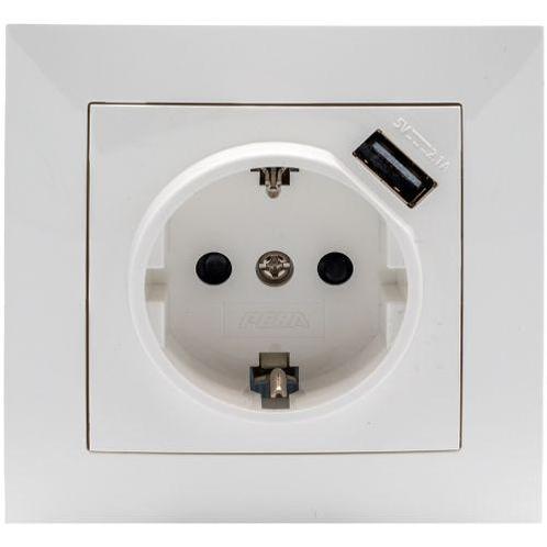 Wandcontactdoos universeel met USB lader, Doe-het-zelf en Verbouw, Elektra en Kabels, Nieuw, Ophalen of Verzenden