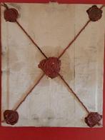 Reliekhouder - Hout, Glas, Was, Textiel, Papier - 1850-1900