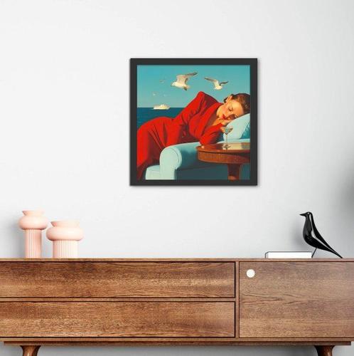 Le Yack (1972) - The Birds of Silence - Signé à la main, Antiek en Kunst, Kunst | Designobjecten