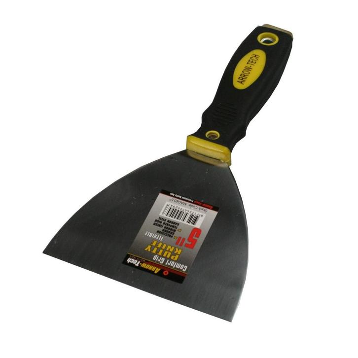 Benson Plamuurmes - Soft Grip - RVS - Afgeronde Vorm - 12..., Doe-het-zelf en Verbouw, Schildersmaterialen, Nieuw, Ophalen of Verzenden