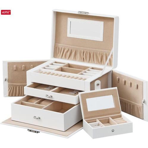 Hoppa! JBC121W Sieradendoos Beschadigd!!!! van €42 voor €9, Sieraden, Tassen en Uiterlijk, Overige Accessoires, Nieuw, Ophalen of Verzenden